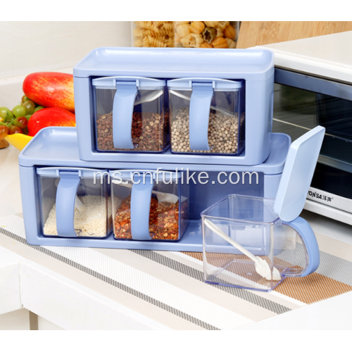 Set Perhiasan Dapur Plastik Set Jar